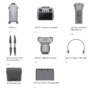 Drone DJI Air 3 Fly More Combo RC2 - 3 Baterías (Anatel) (Con Pantalla) - Imagen 4